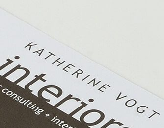 Katherine Vogt Interiors - Branding